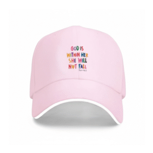 Pink Ladies Cap - God is Within Her