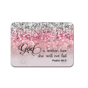 Pink Mousepad - Psalm 46:5
