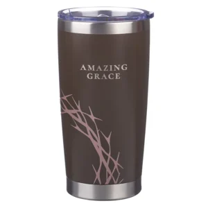 Brown Stainless Steel Travel Mug - Grace