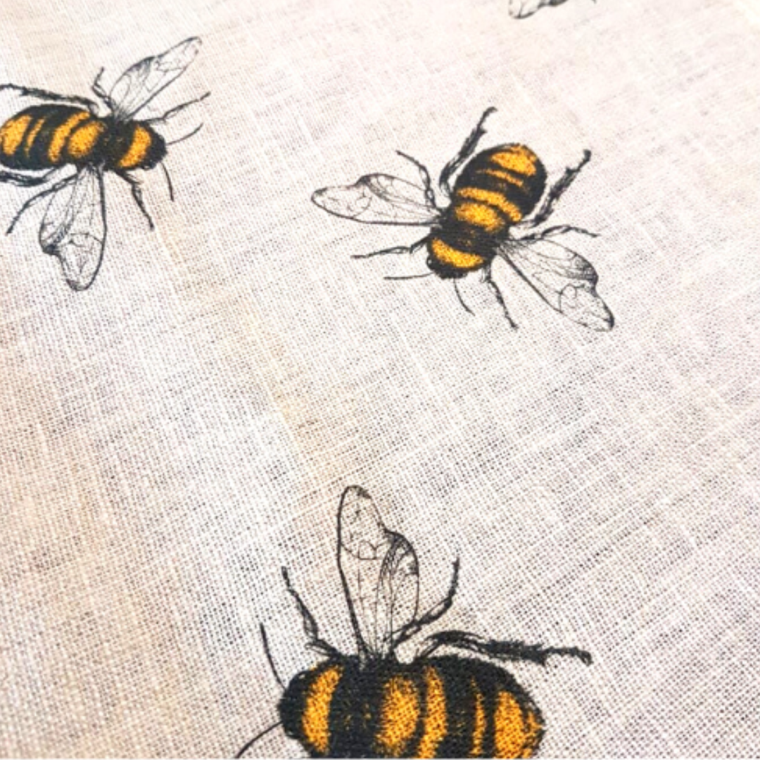 Bee Print Leather Travel Bag - Image 2