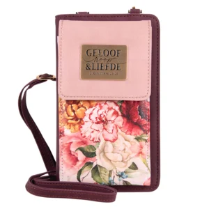 The Geloof Hoop en Liefde Afrikaans Faux Leather Women’s Wallet combines timeless style with a meaningful message of faith, hope, and love. Crafted from premium faux leather, this wallet offers both durability and beauty, featuring elegant embossed Afrikaans wording inspired by 1 Corinthians 13:13. With multiple compartments for cards, cash, and coins, it’s designed for practicality without compromising on sophistication. The soft faux leather texture and secure zip closure make it perfect for daily use or gifting. This wallet is not just an accessory — it’s a daily reminder of God’s promises and love. Ideal as a faith-inspired gift for women, mothers, or friends who appreciate beauty with spiritual meaning