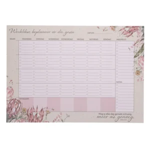 A3 Weeklikse Beplanner – Genade