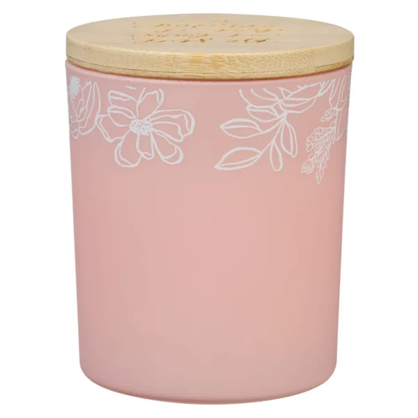 Vetiver & Moss Candle with Bamboo Lid - Faith Gift - Image 3