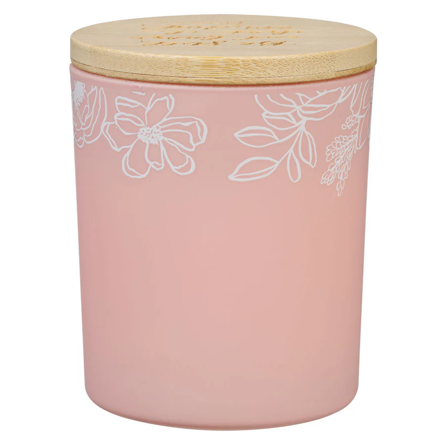 Vetiver & Moss Candle with Bamboo Lid - Faith Gift - Image 3