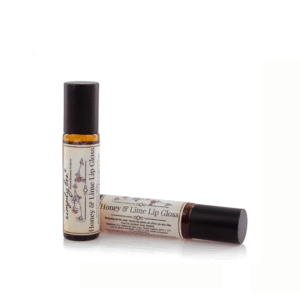 10ml Honey & Lime Lip Gloss - Natural Beeswax Shine