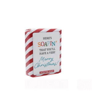 Here’s Soapin’ You’ll Have a Merry Christmas Soap Bar - Festive Gift
