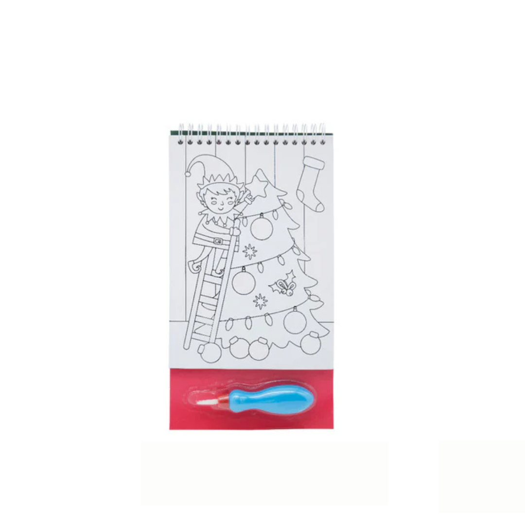 Water Magic A5 Coloring Book - 6 Reusable Pages & 1 Water Pen - Image 3