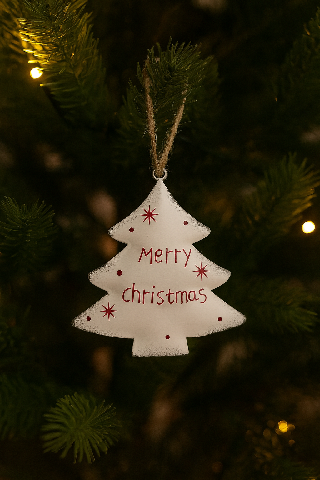 Elegant Christmas Tree Ornament Metal Decoration – Festive Charm - Image 2