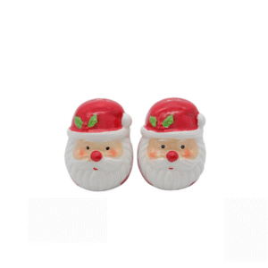 Father Christmas Head Salt & Pepper Shaker Set - Festive Tableware