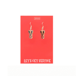 Christmas Reindeer Earrings | Festive Holiday Jewelry Gift for Women