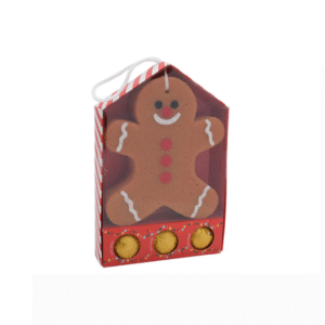 Christmas Bath time Gift Set - 3 Bath Fizzers & Gingerbread Man Sponge