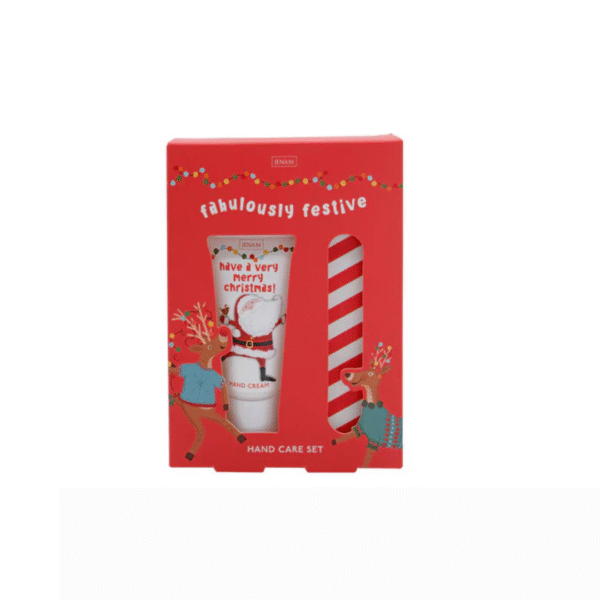 Christmas Hand Care Set - 30ml Hand Cream & Festive Nail File Gift