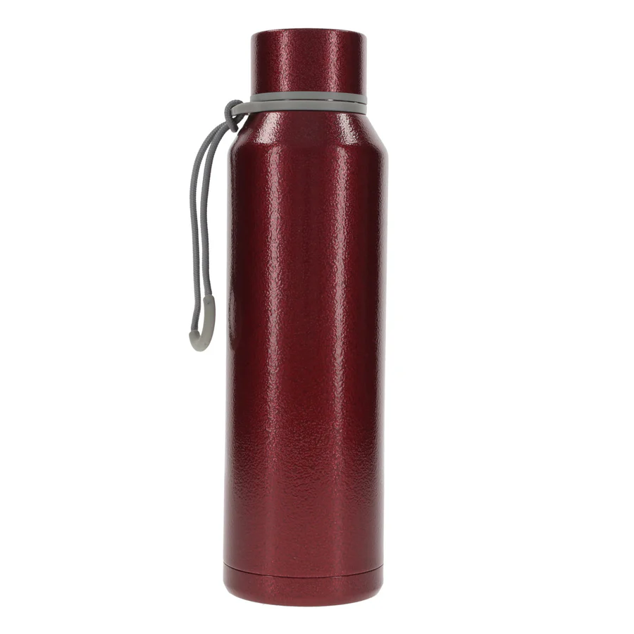Red Stainless Steel Water Bottle - Seek The Lord and His Strength - Image 3