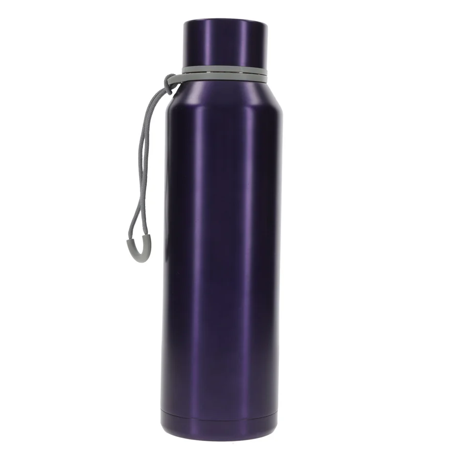 Purple Stainless Steel Bottle - Under His Wings You Will Find Refuge - Image 3