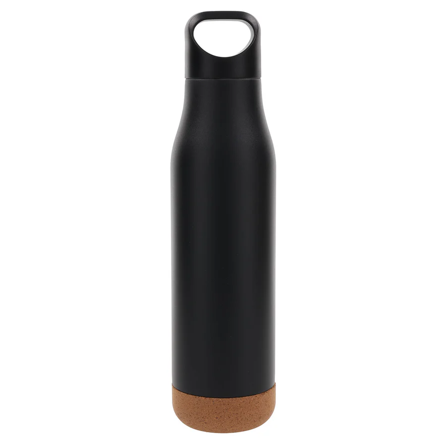 Stainless Steel Water Bottle with Cork Base - The Lord Is My Strength - Image 3