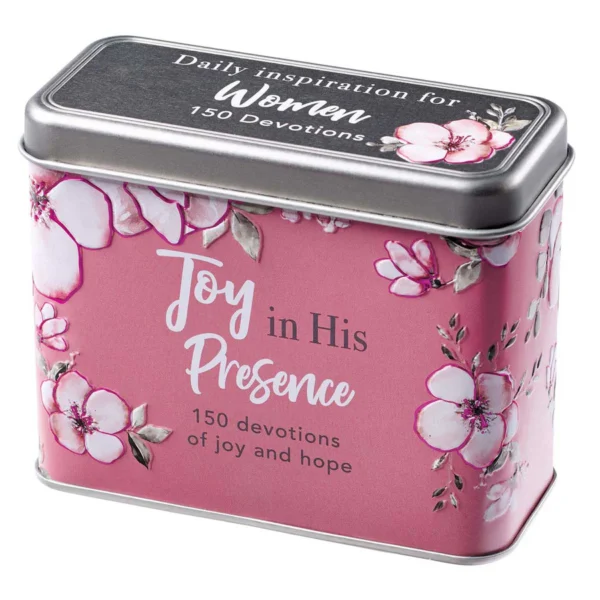Joy In His Presence Devotional Cards in Tin - Daily Inspiration - Image 3
