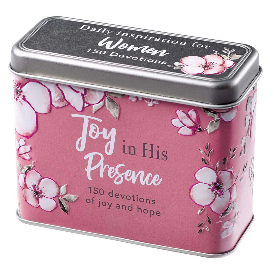 Joy In His Presence Devotional Cards in Tin - Daily Inspiration - Image 3