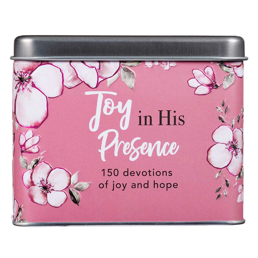 Joy In His Presence Devotional Cards in Tin - Daily Inspiration - Image 2