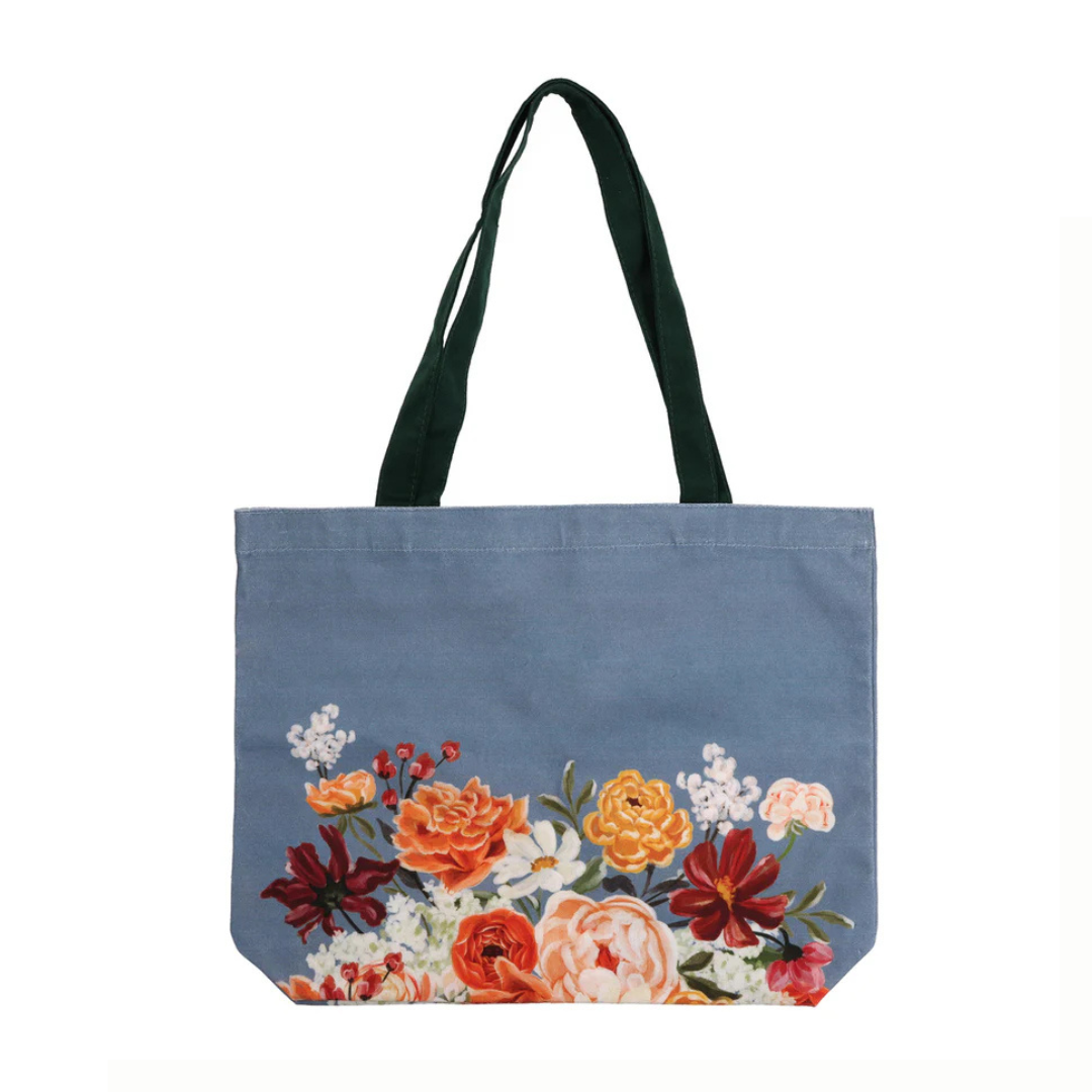 Joy Comes in the Morning Tote Bag | Cotton Canvas Christian Shopper - Image 2