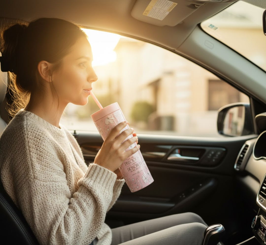 Pink Plastic Tumbler - You Are Precious and Honored - Image 4