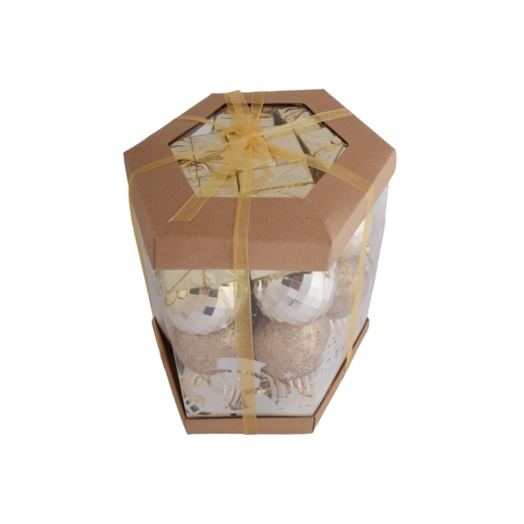Gold Christmas Baubles Gift Box - Image 5