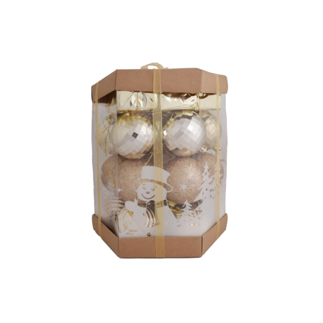 Gold Christmas Baubles Gift Box - Image 3