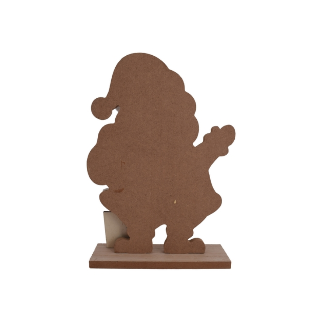 Wooden Santa Decoration Stand - Image 4
