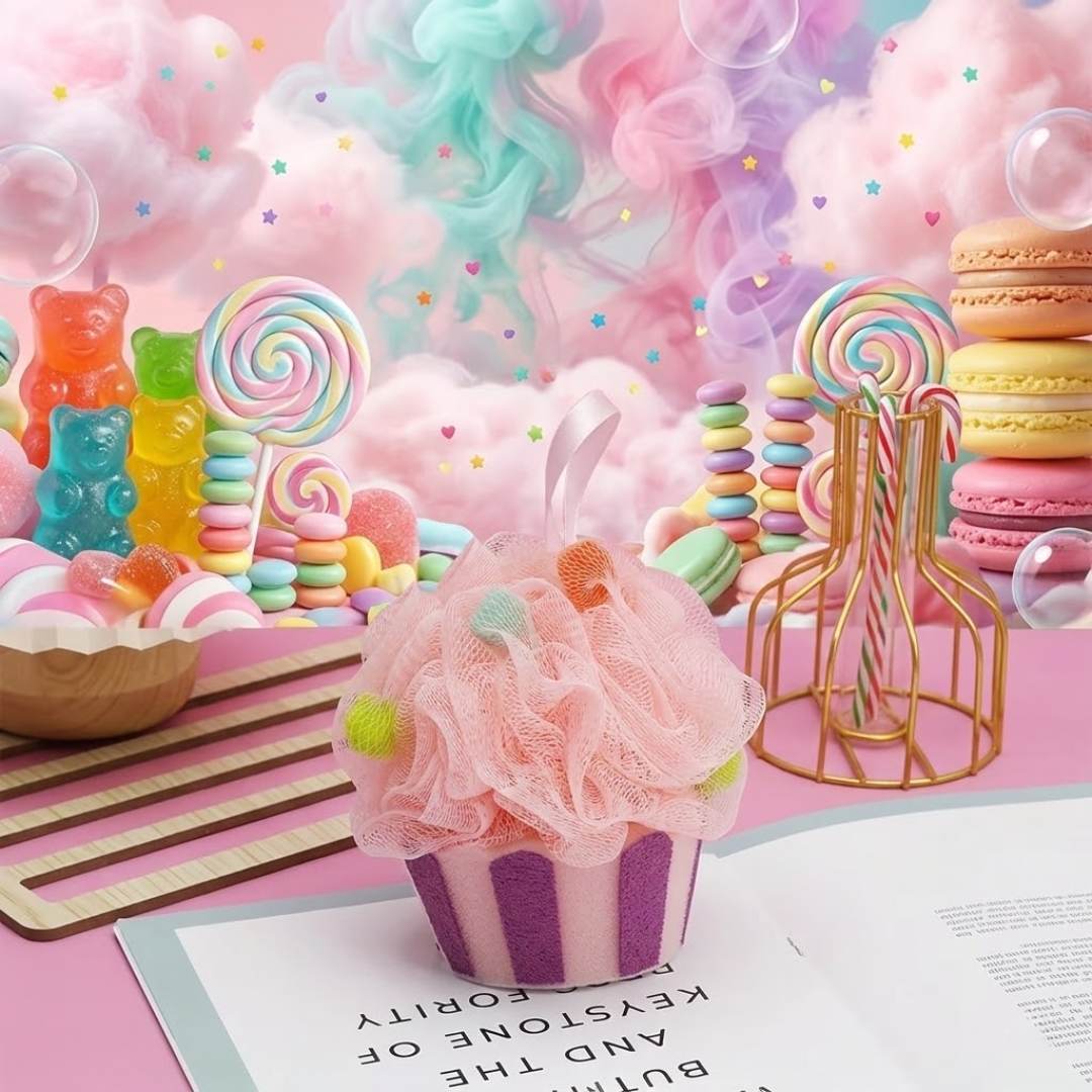 Cupcake Bath Sponge - Image 2