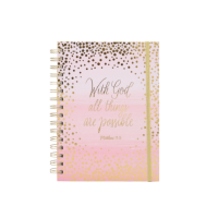 Ringbound Notebook - With God