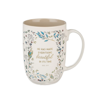 Floral Coffee Mug - Beautiful