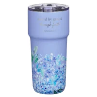 Stainless Steel Lavender Travel Mug – Ephesians 2:8