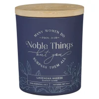 Lavender Breeze Scented Candle - Proverbs 31:29