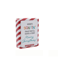 Here’s Soapin’ You’ll Have a Merry Christmas Soap Bar - Festive Gift