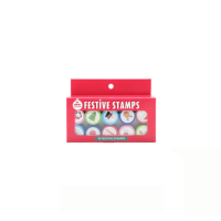 10 Assorted Festive Teacher Stamps - Christmas Craft & Card Making Se