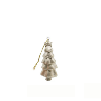 2933 Gold Christmas Tree Ornament – Elegant Festive Holiday Décor