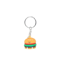Hamburger Keyring | Fun Food-Inspired Keychain Accessory & Novelty Gift