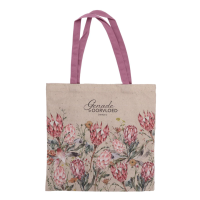 3041 Genade in Oorvloed Canvas Tote Bag | Afrikaans Christian Shopper Bag