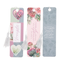 3061 Afrikaans Bookmark Set with Tassels | Vind Vreugde in die Here 3-Piece