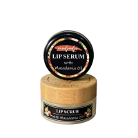Modjadji Lip Serum & Scrub Combo - Hydrating Exfoliating Lip Care