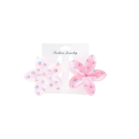 Toddler Flower Hair Clamps 2pc – Cute Kids Hair Accessories Set for Girls