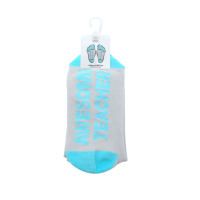 Novelty Teacher Socks – Awesome Teacher Off Duty Funny Gift for Educators