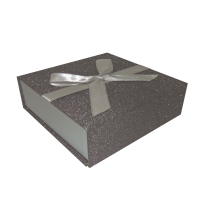 3631 Gift Box with Silver Glitter Bow Gift Box with Silver Glitter Bow - 4.5x15.5x15.5cm