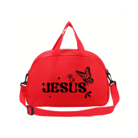 Red Travel Bag - Faith & Flutter