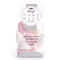 website tags for strawberry & vanilla marshmallow puffs