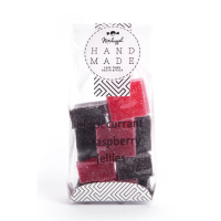 4683 Black Currant & Raspberry 100g Jelly Squares - Blackcurrant & Raspberry
