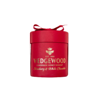 Small Red Hat Box - Strawberry & White Chocolate
