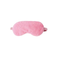 4753 Girl Gift bag 4 Fluffy Sleeping Eye Mask - Pink