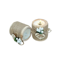 4802 Thank you Candle 1 Wooden Candle