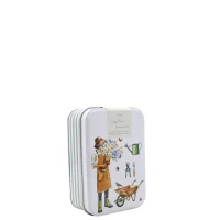 Garden Treasures Tin Gift Set – Hand Cream, Scrub & Mini Nail Brush