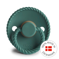 81 Vintage Green FRIGG Rope Latex Pacifier - Vintage Green
